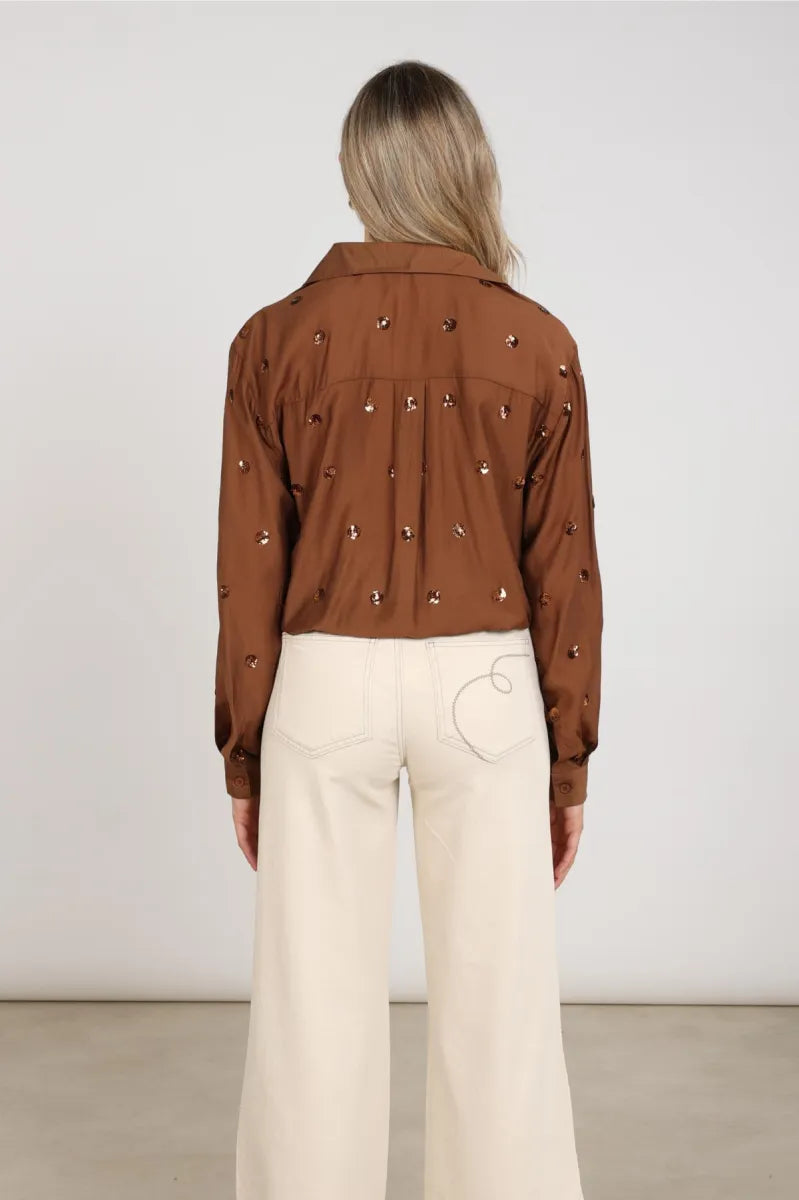 NUKUS Anika Blouse Paillet