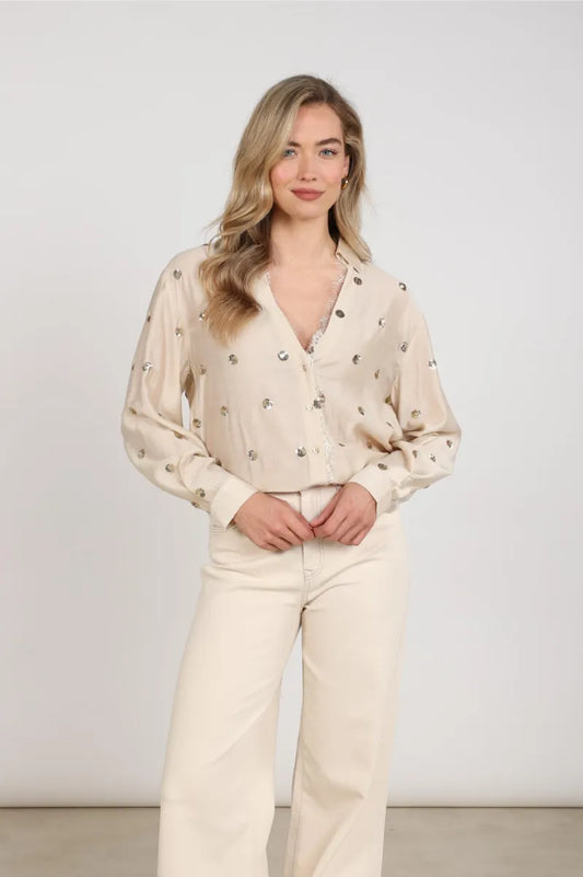 NUKUS Anika Blouse Paillet