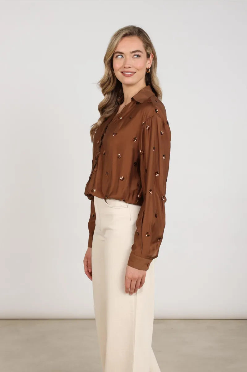 NUKUS Anika Blouse Paillet