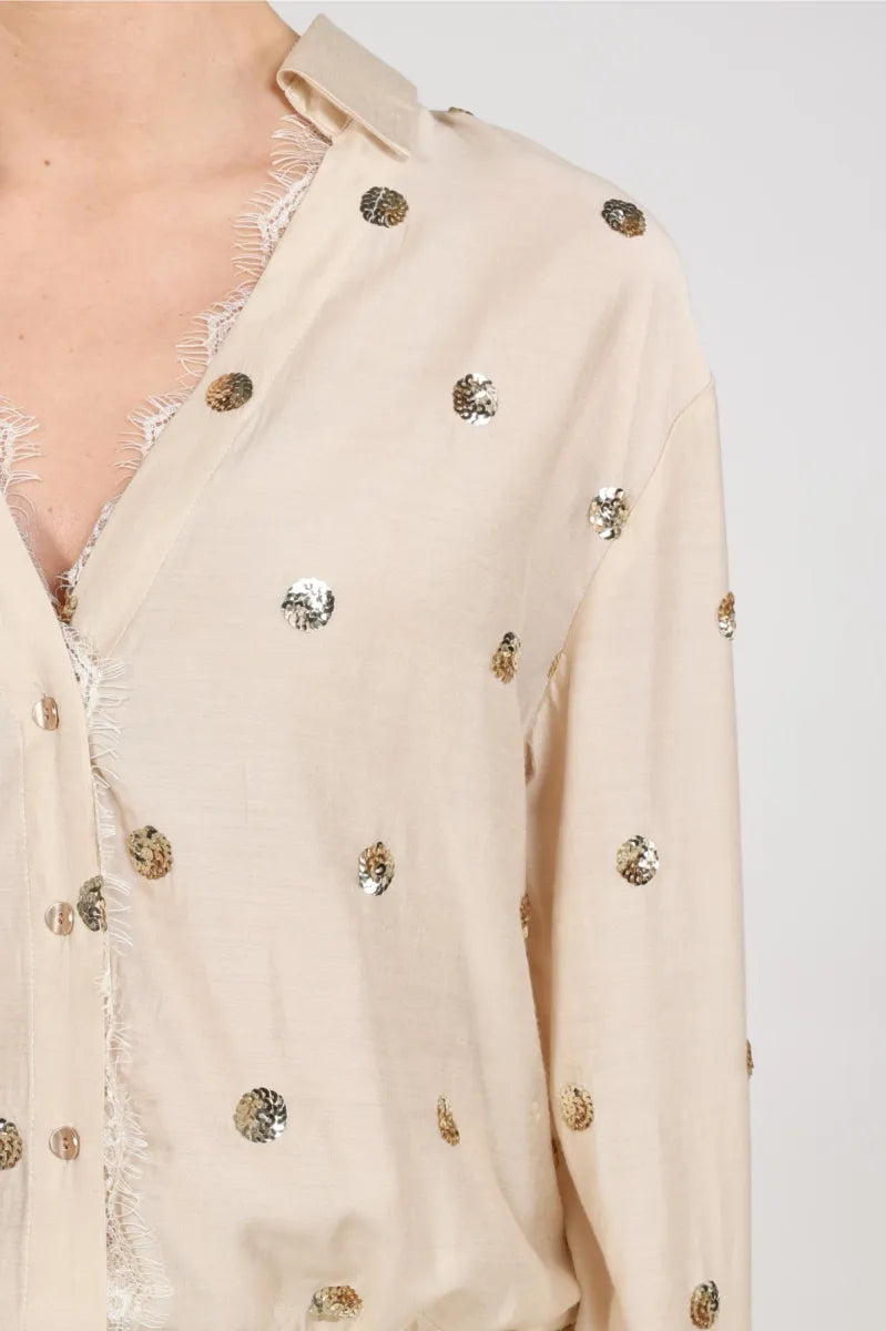 NUKUS Anika Blouse Paillet