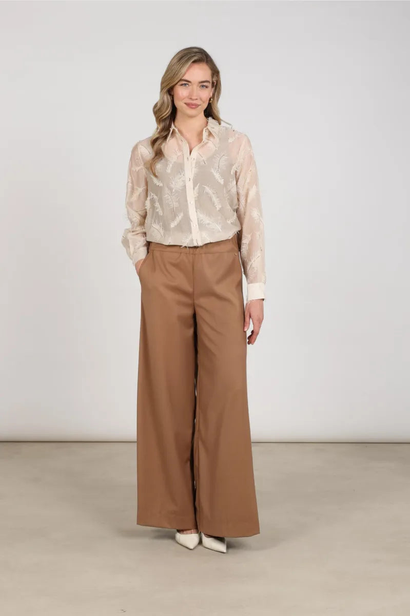 NUKUS Aysha Blouse Feathers
