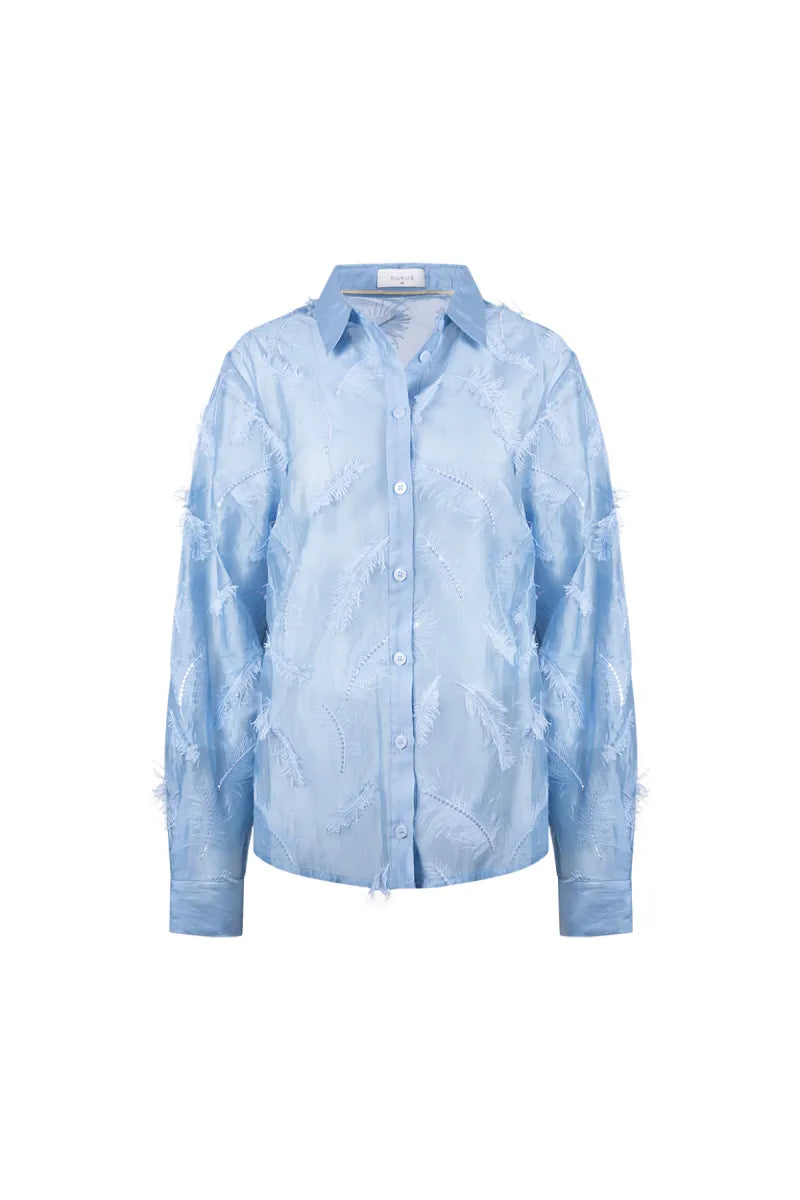 NUKUS Aysha Blouse Feathers