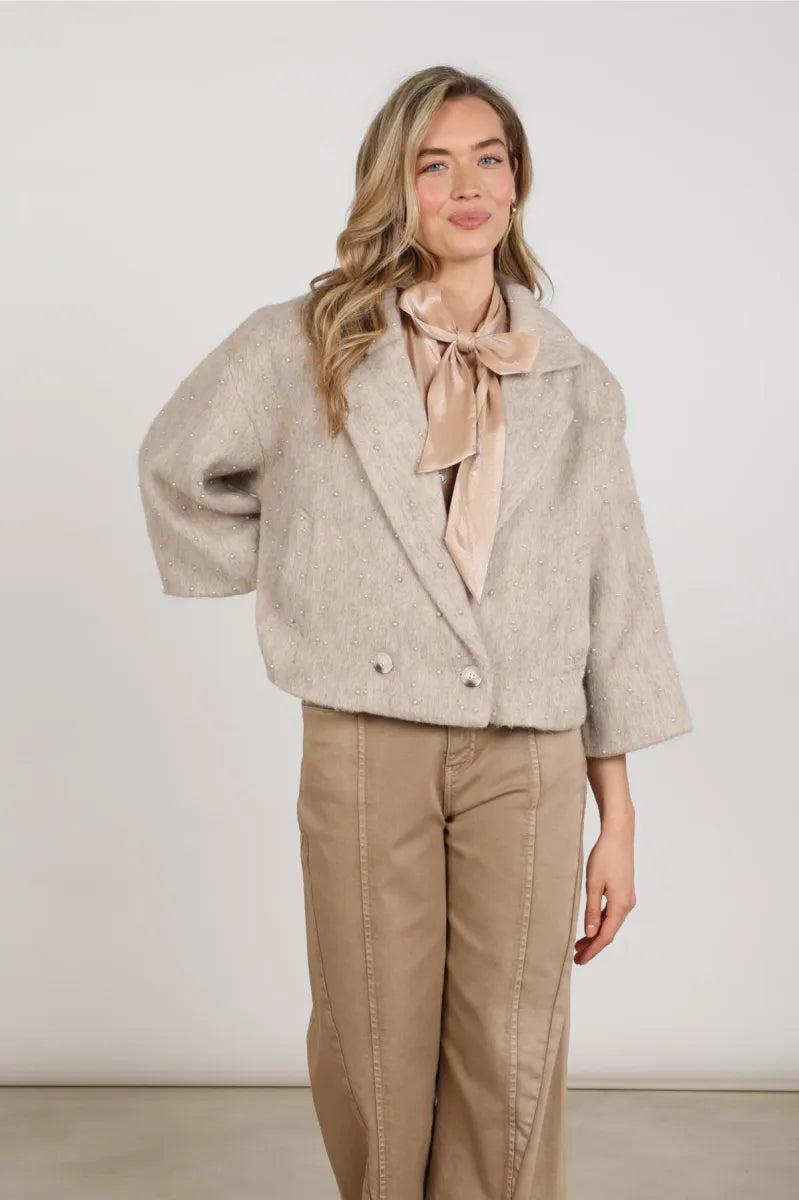 NUKUS Danique Jacket Pearls