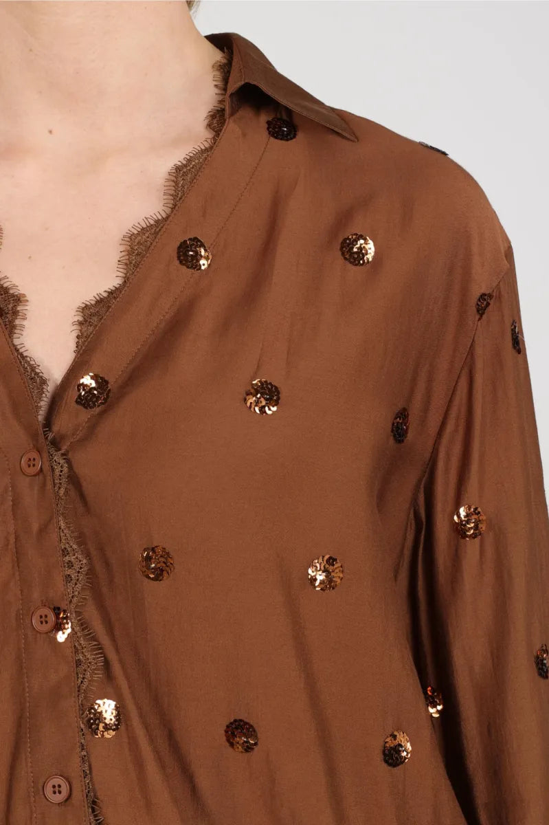 NUKUS Anika Blouse Paillet