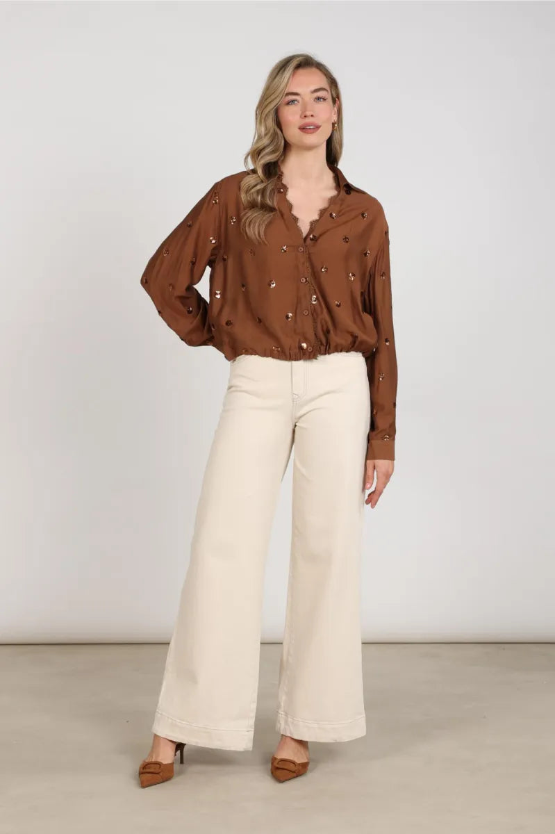 NUKUS Anika Blouse Paillet