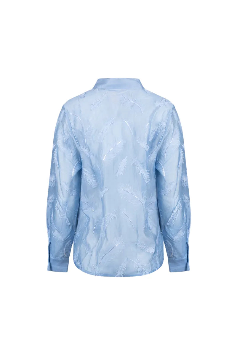 NUKUS Aysha Blouse Feathers