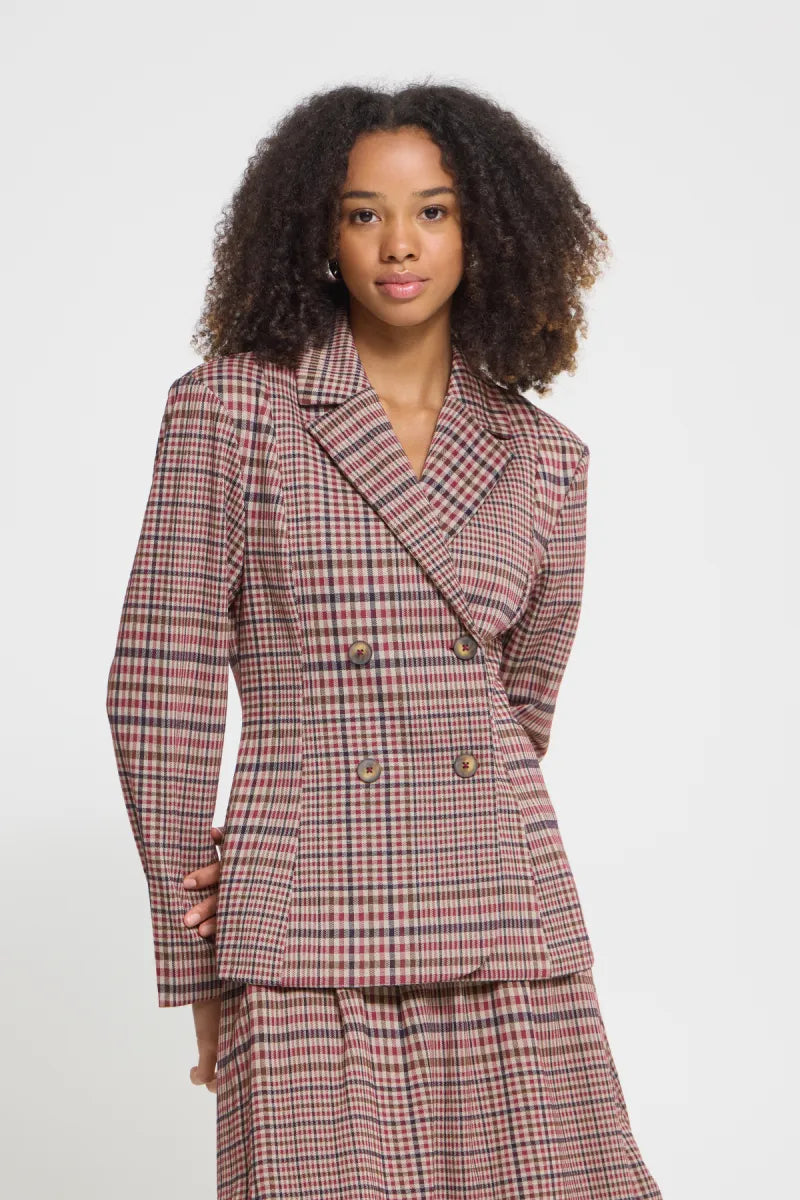 ICHI Kate Checkit Blazer