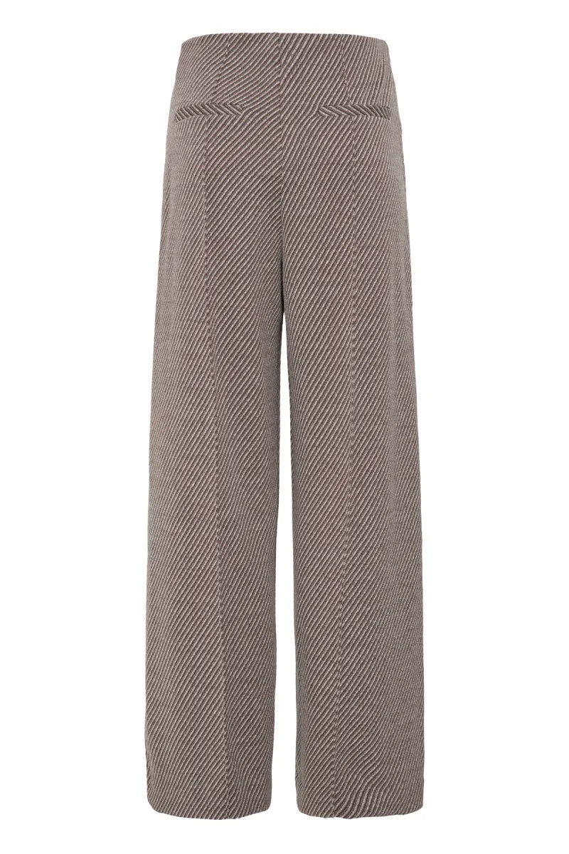 ICHI Kate Twillish Long Wide Pants
