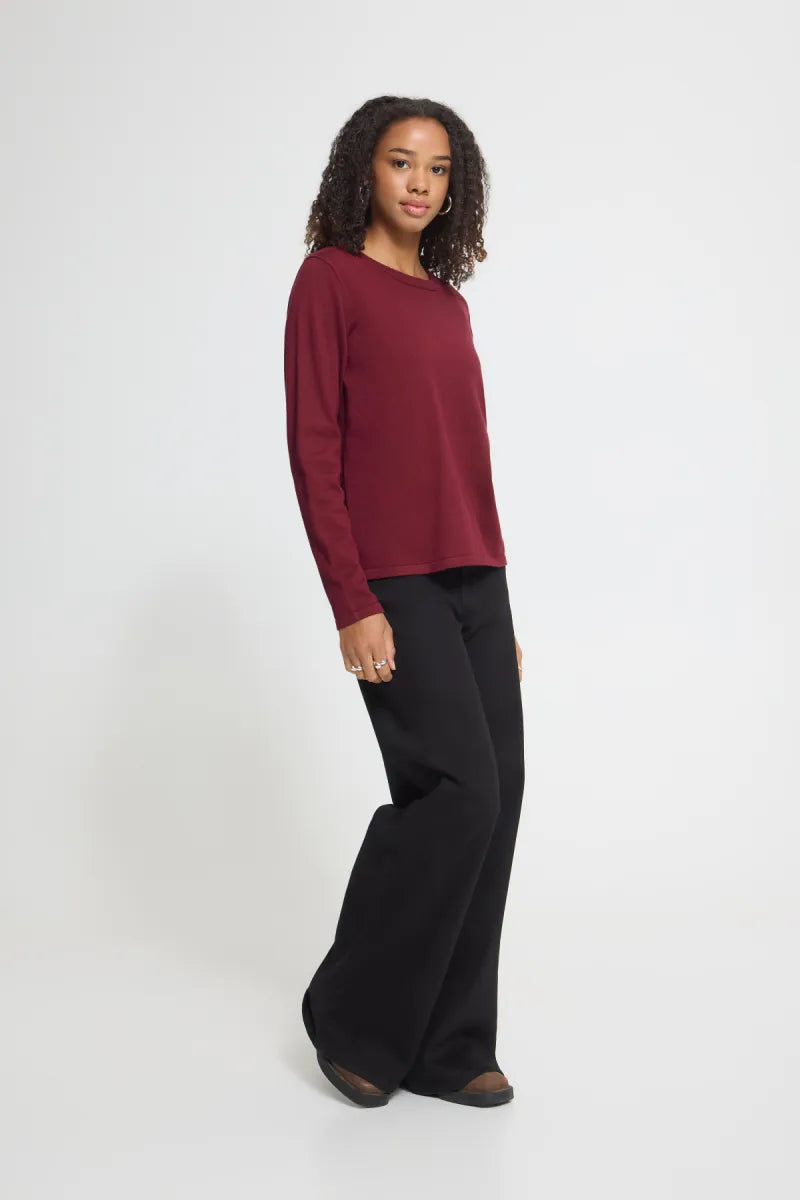 ICHI Luls Knit - Rhododendron