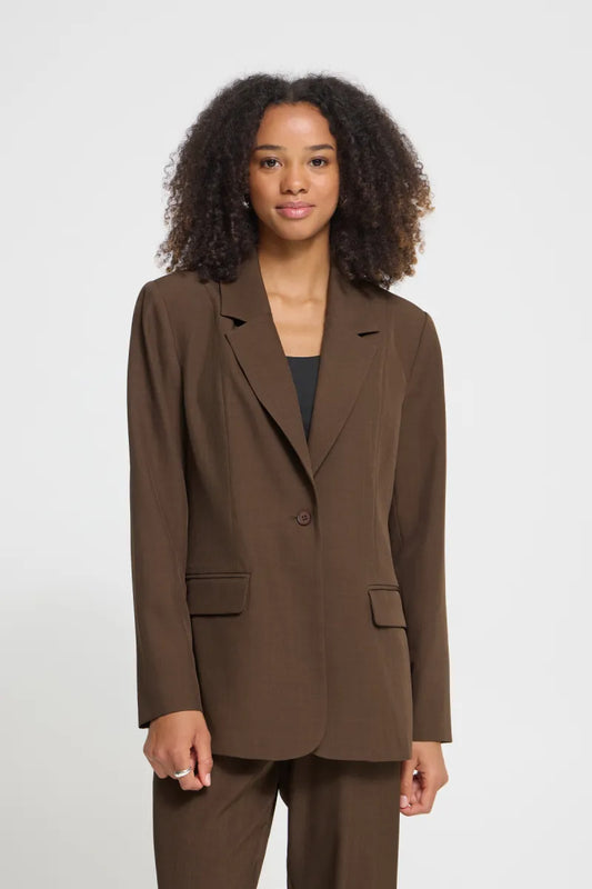 ICHI Fava Long Blazer