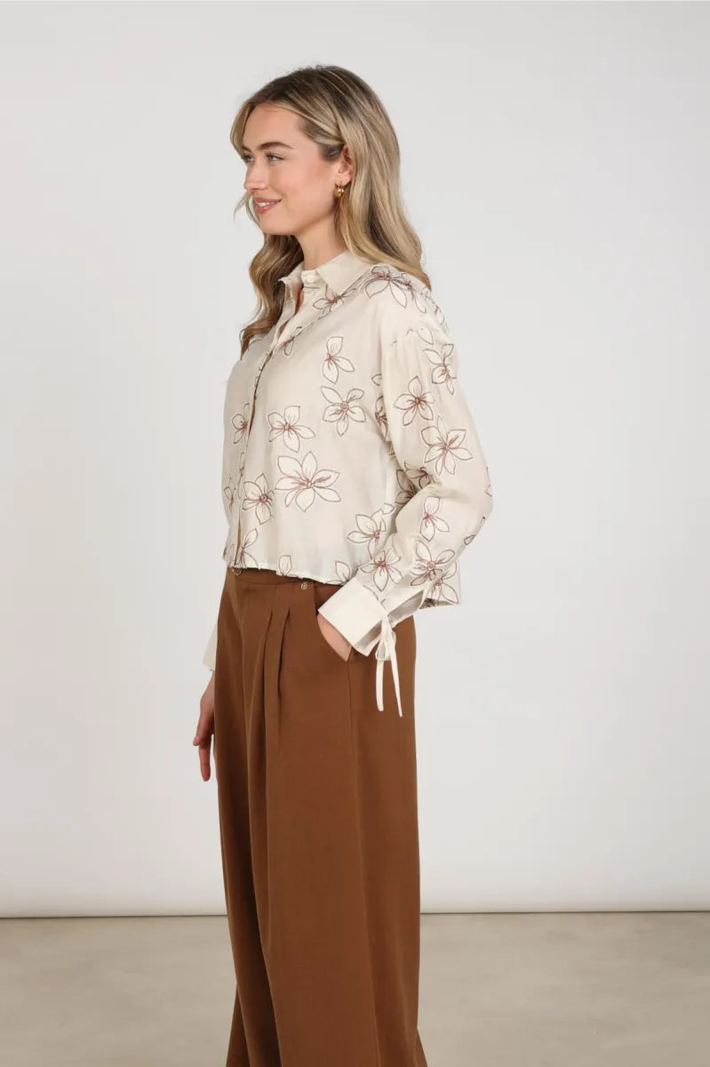 NUKUS Bailey Blouse Flower