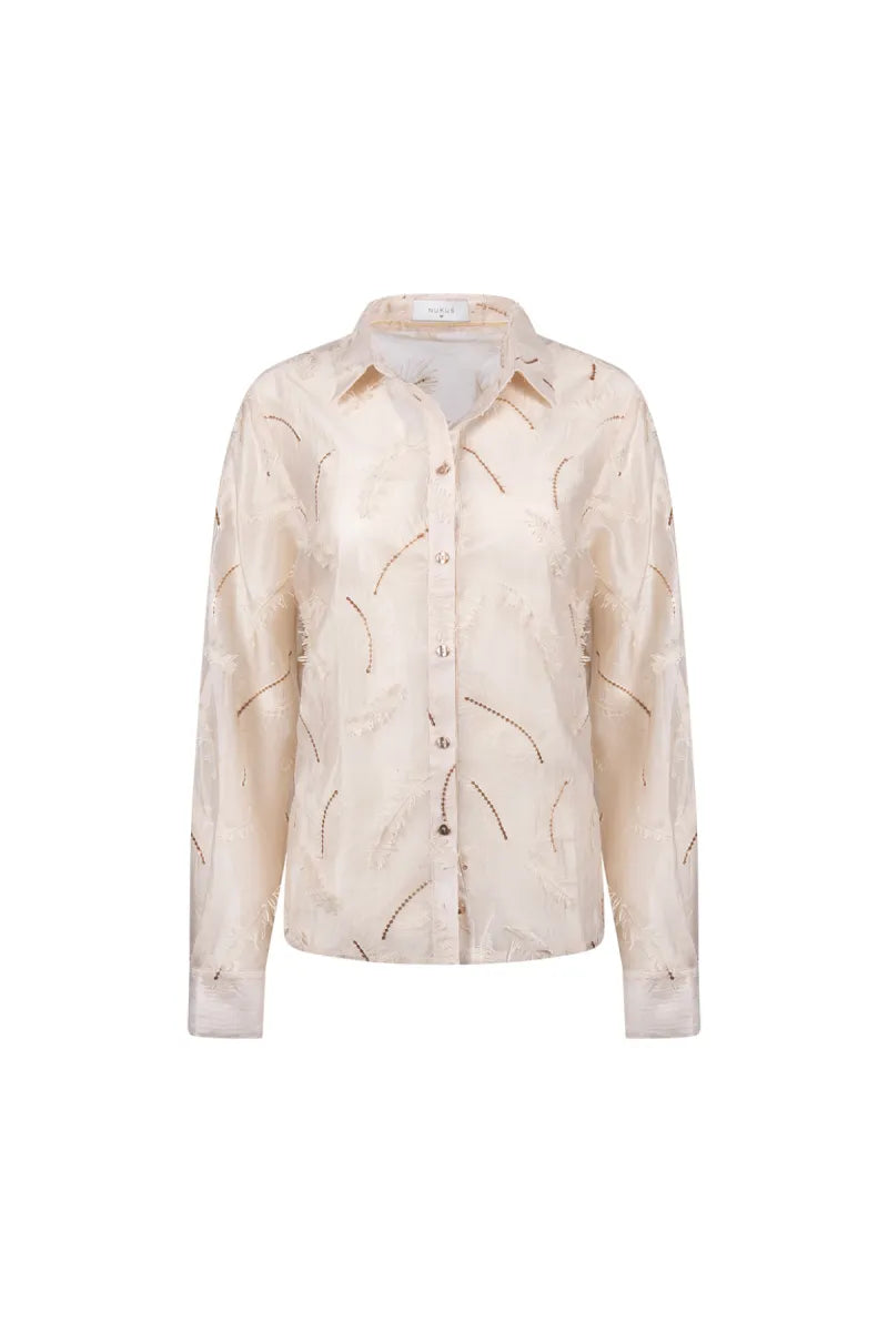 NUKUS Aysha Blouse Feathers