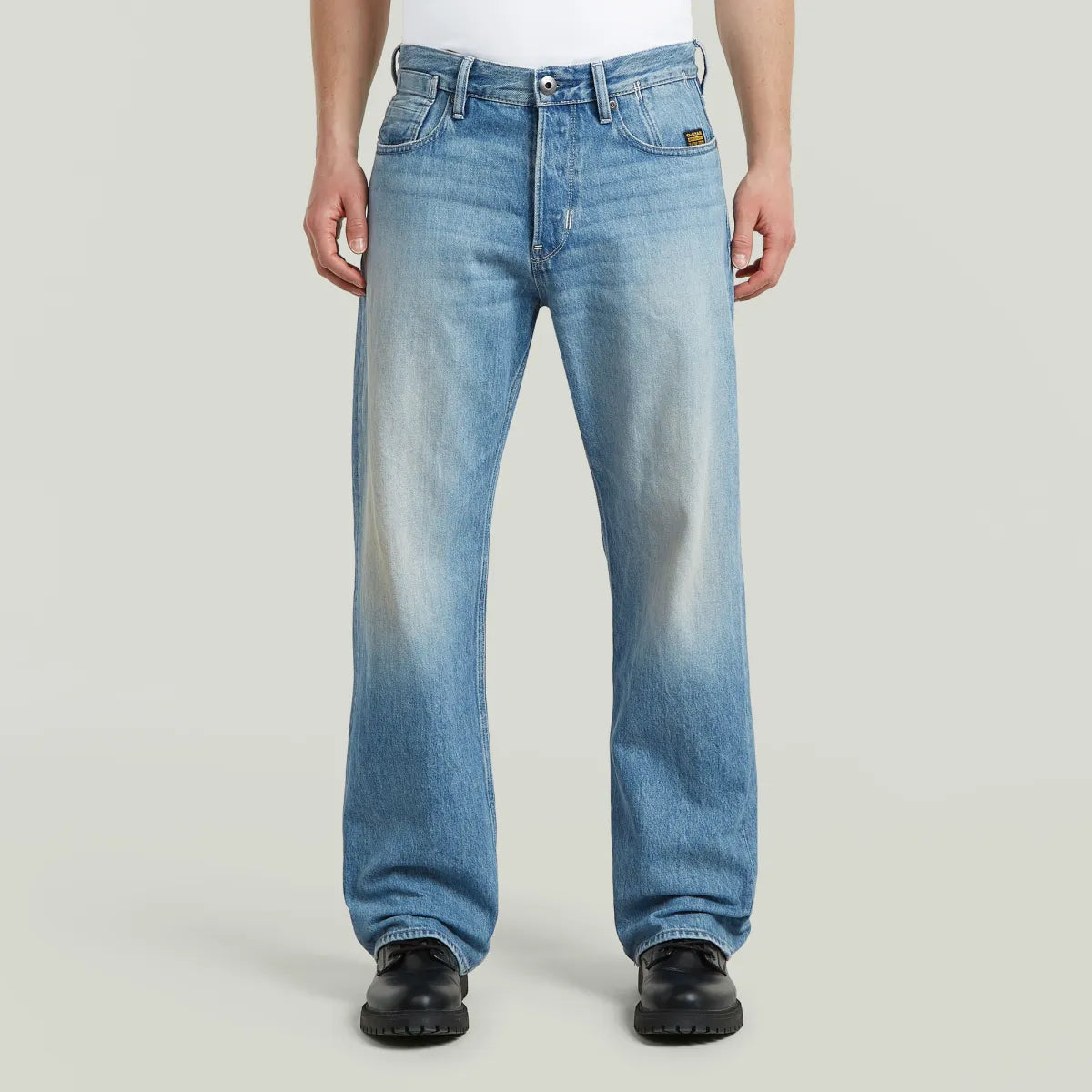 G-STAR Deeggie Relaxed Straight - Sun Faded Air force Blue
