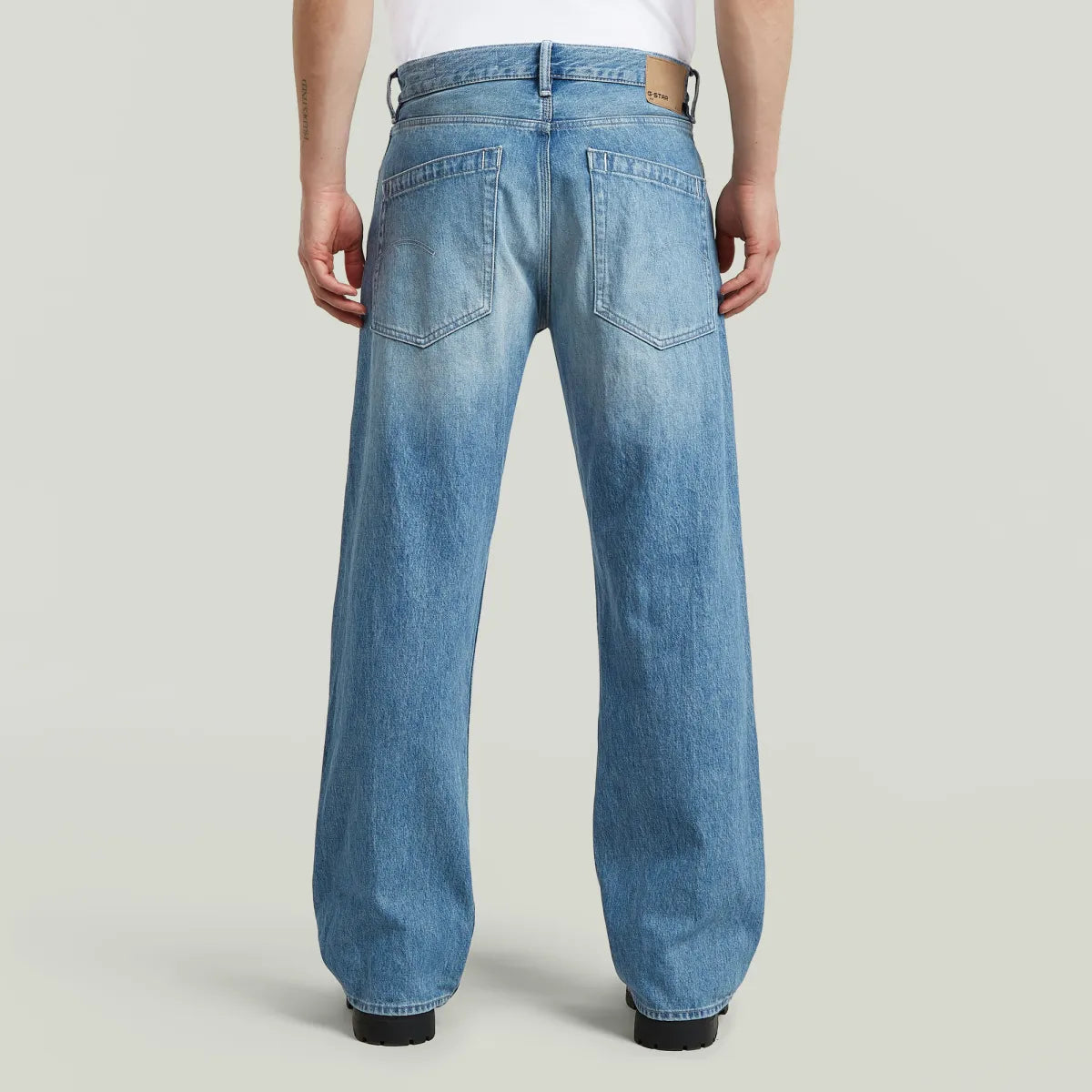G-STAR Deeggie Relaxed Straight - Sun Faded Air force Blue