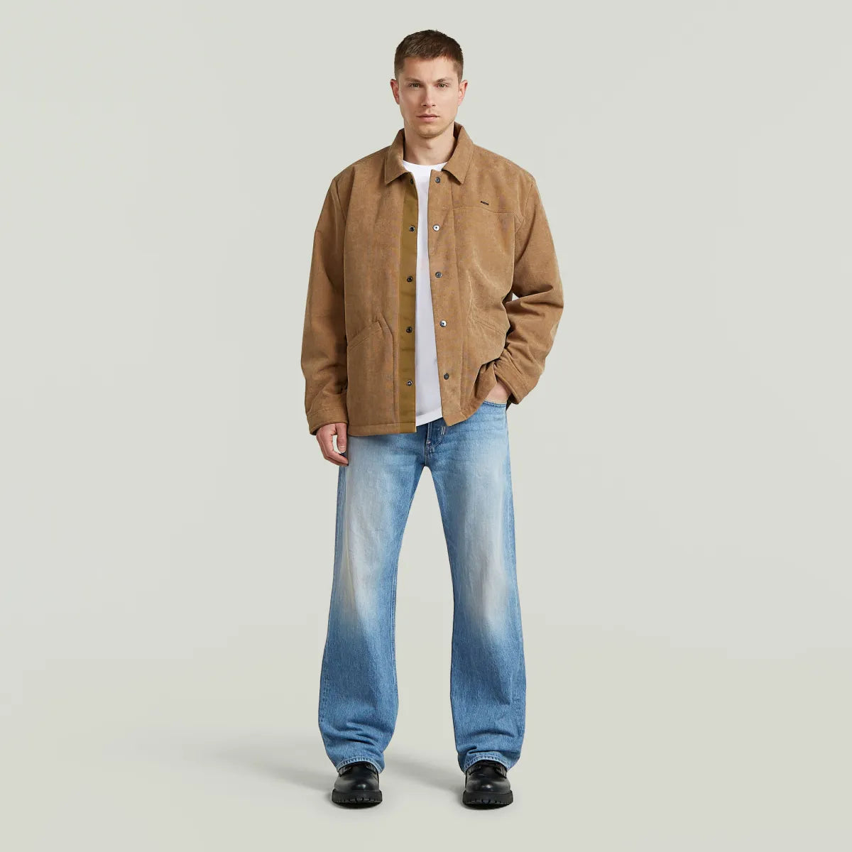 G-STAR Deeggie Relaxed Straight - Sun Faded Air force Blue