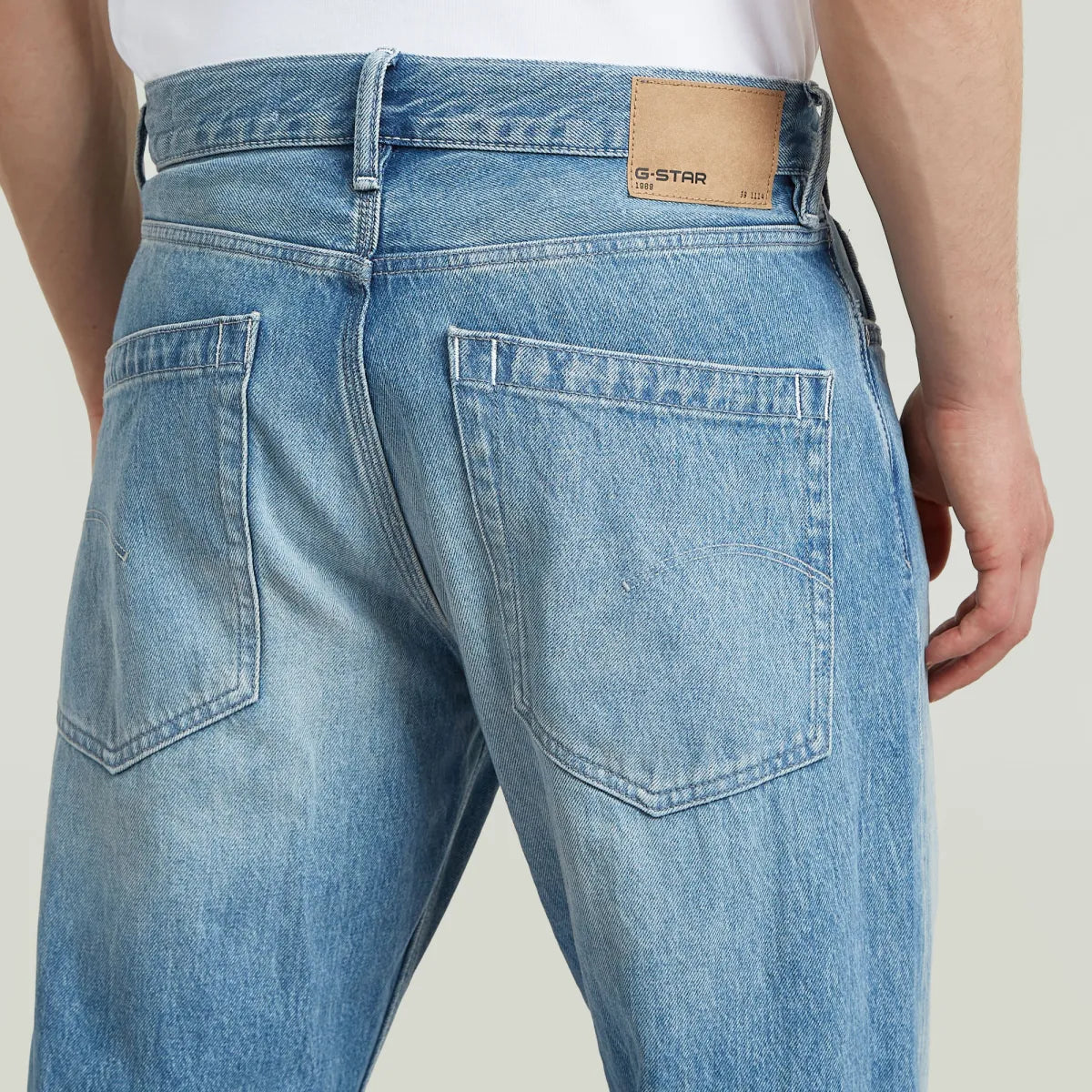 G-STAR Deeggie Relaxed Straight - Sun Faded Air force Blue
