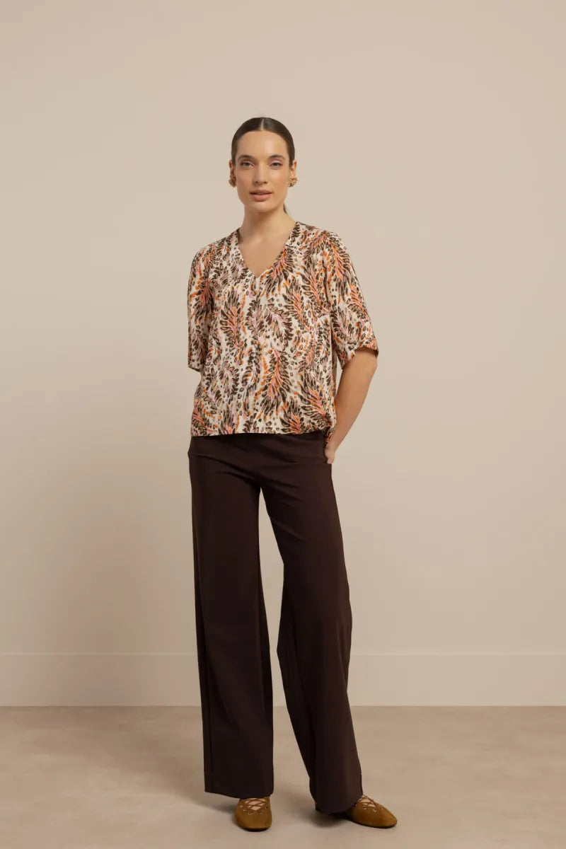 STUDIO ANNELOES Madison Feather Top
