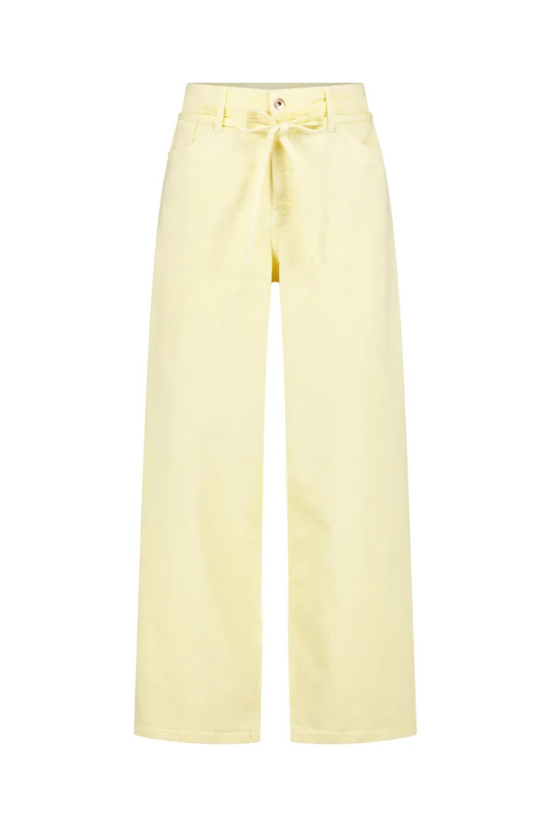 STUDIO ANNELOES Babet Denim Trousers - Butter Yellow