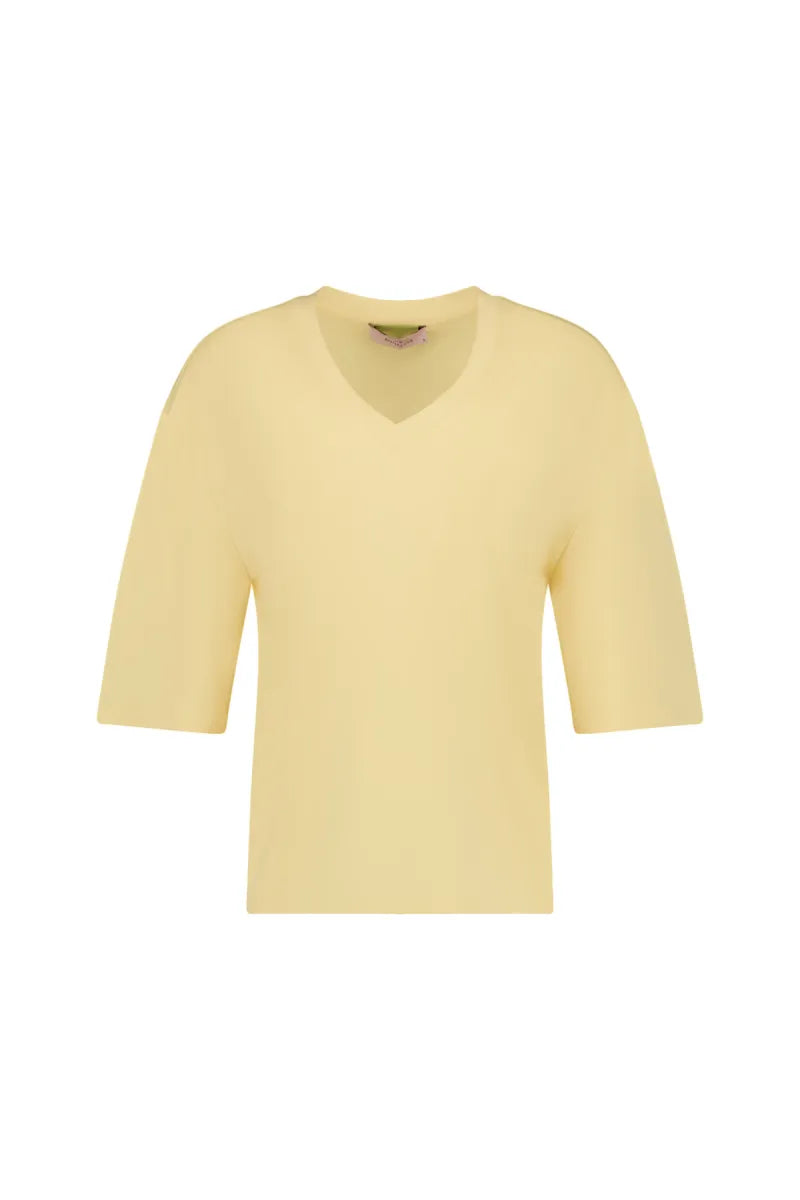STUDIO ANNELOES Fiore V Neck T-Shirt