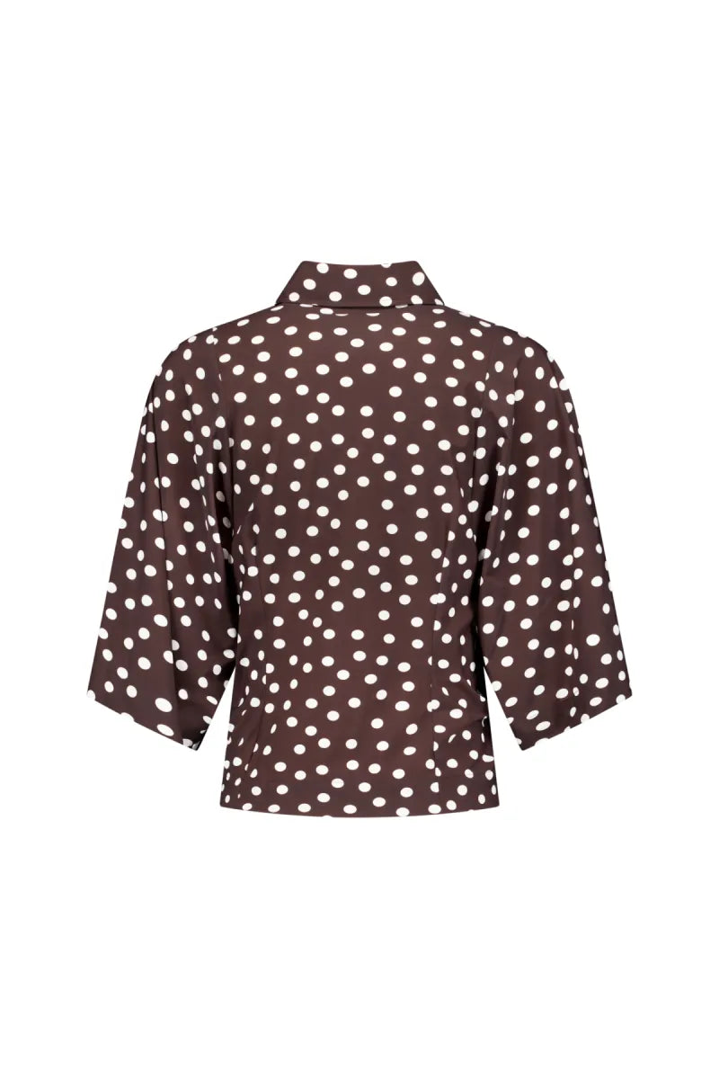 STUDIO ANNELOES Fabienne Dot Blouse