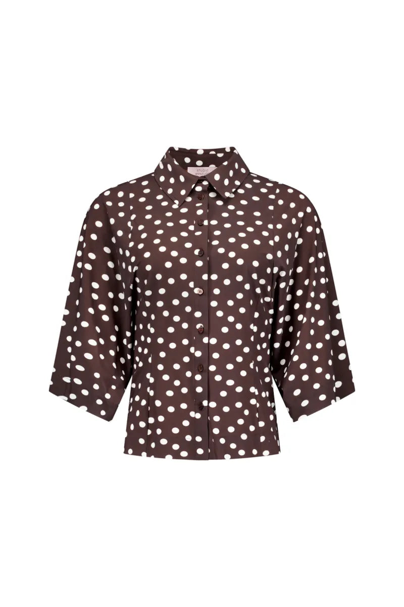 STUDIO ANNELOES Fabienne Dot Blouse