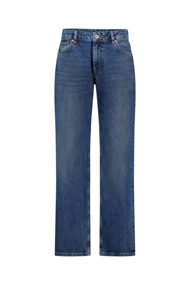 STUDIO ANNELOES Sage Straight Denim Trousers