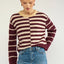 NUMPH Riette Block Stripe Knit - Fig