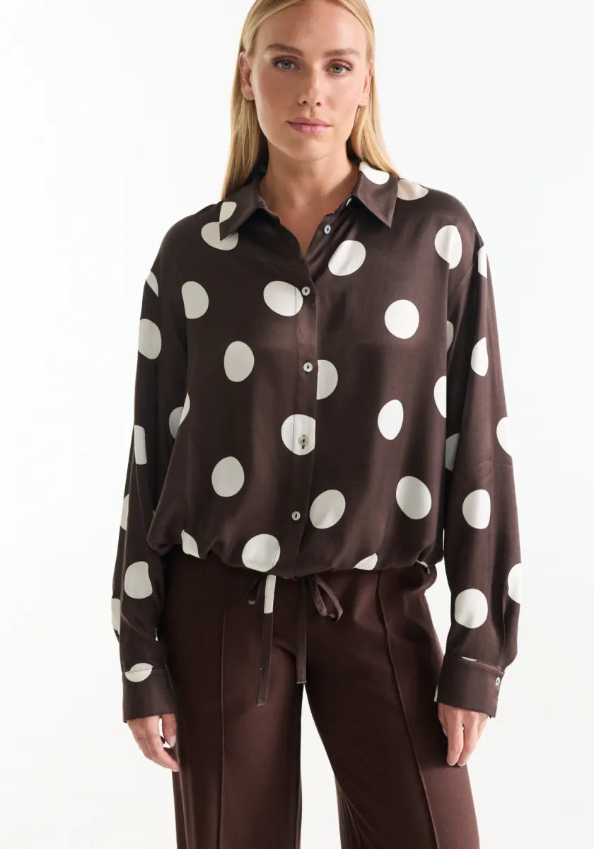 JANSEN AMSTERDAM Dot Blouse
