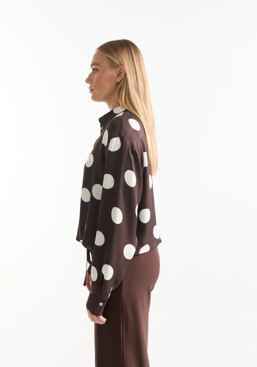 JANSEN AMSTERDAM Dot Blouse