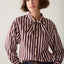 SUMMUM Blouse Two Tone Stripe