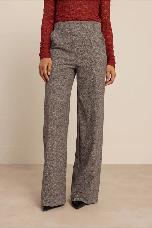 STUDIO ANNELOES Lexie Tweed Look Trousers