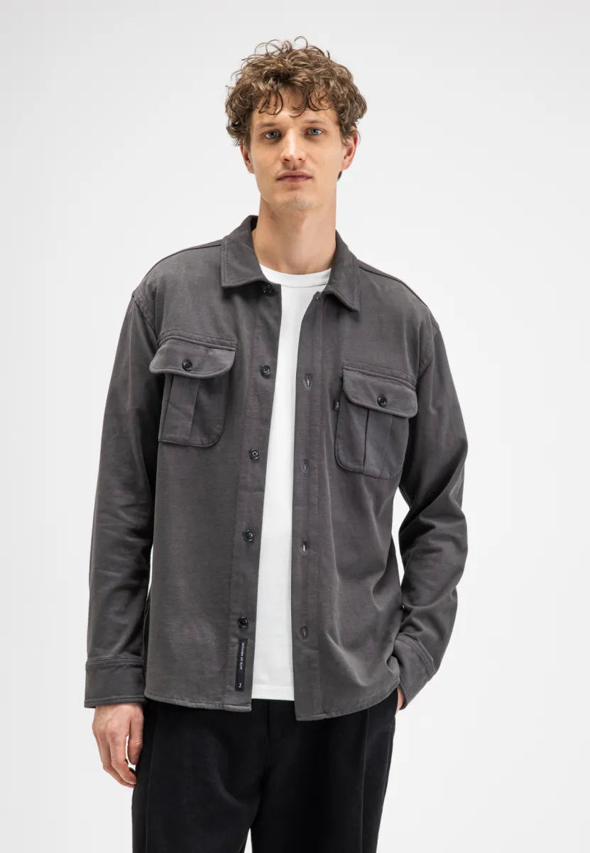 BUTCHER OF BLUE Phil Peached Jersey Overshirt