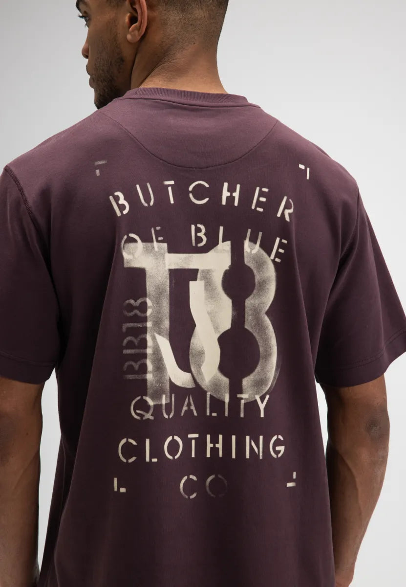 BUTCHER OF BLUE Mercer Layer Loose Tee | Pascha Purple