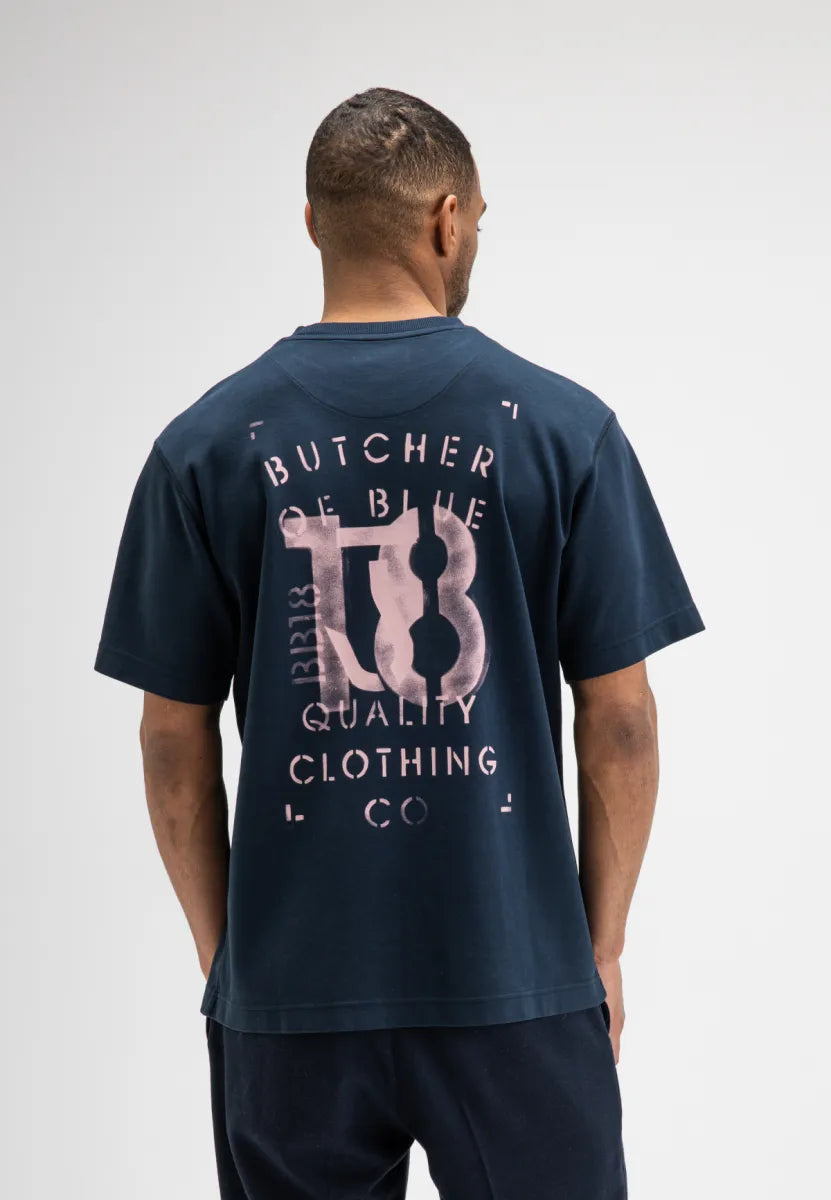 BUTCHER OF BLUE Mercer Layer Loose Tee | Alaska Blue