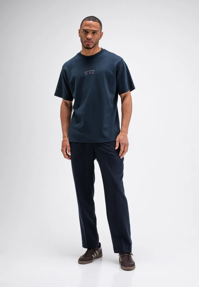 BUTCHER OF BLUE Mercer Layer Loose Tee | Alaska Blue