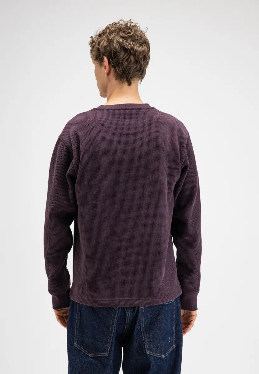 BUTCHER OF BLUE Flux Heavy Waffle Sweat