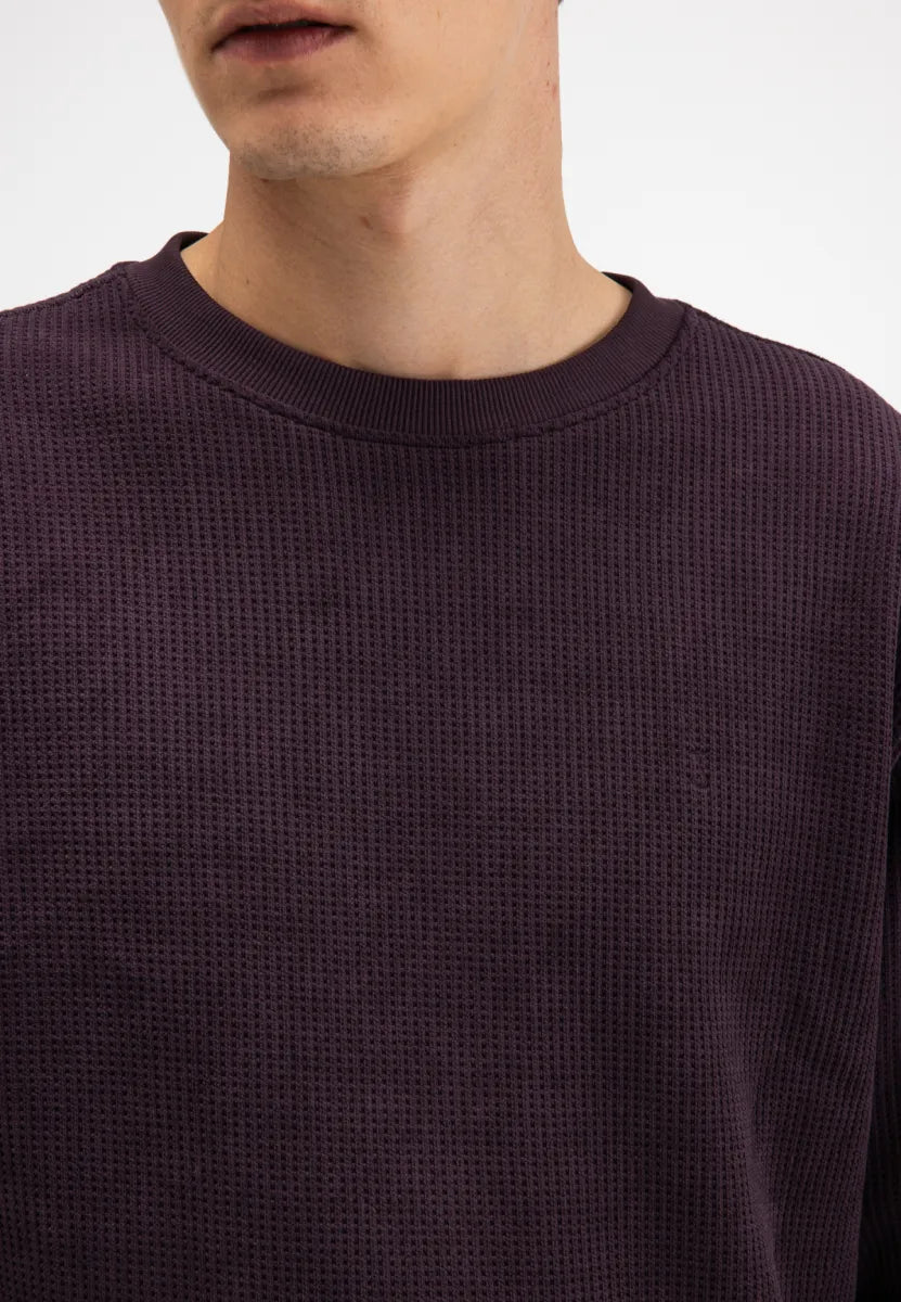 BUTCHER OF BLUE Flux Heavy Waffle Sweat