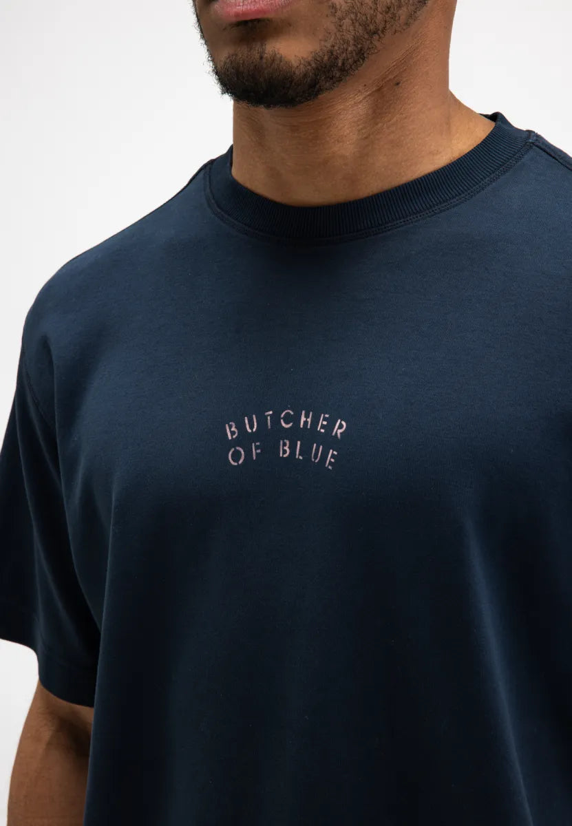 BUTCHER OF BLUE Mercer Layer Loose Tee | Alaska Blue