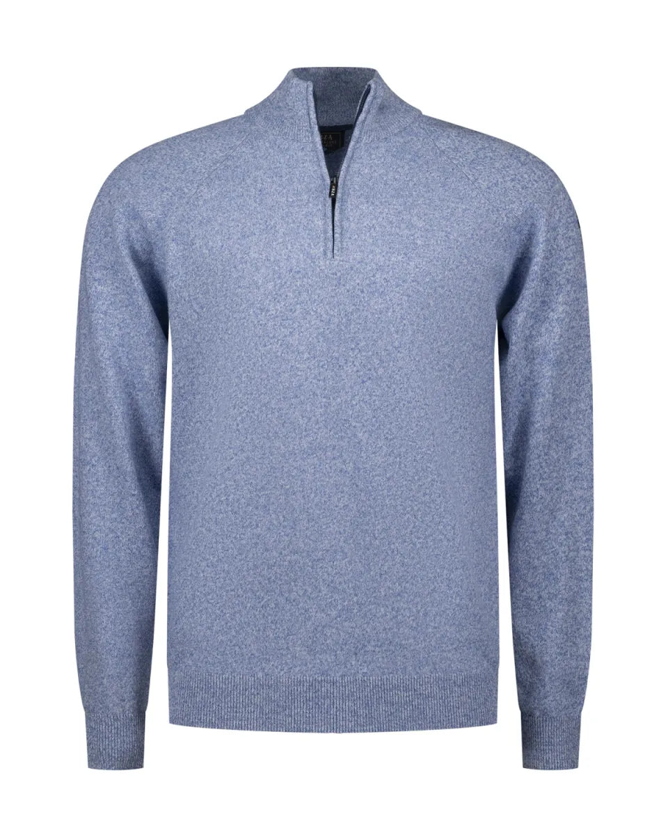 NEW ZEALAND AUCKLAND Pullover Half Zip - Classic Blue