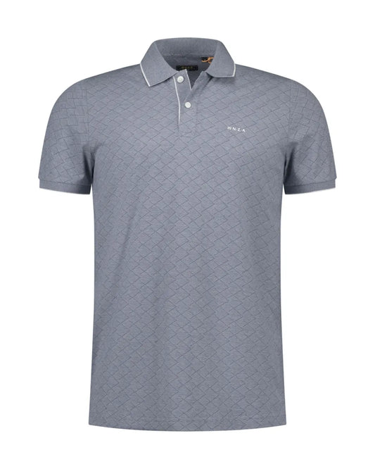 NEW ZEALAND AUCKLAND Polo Short Sleeves - Navy Sky