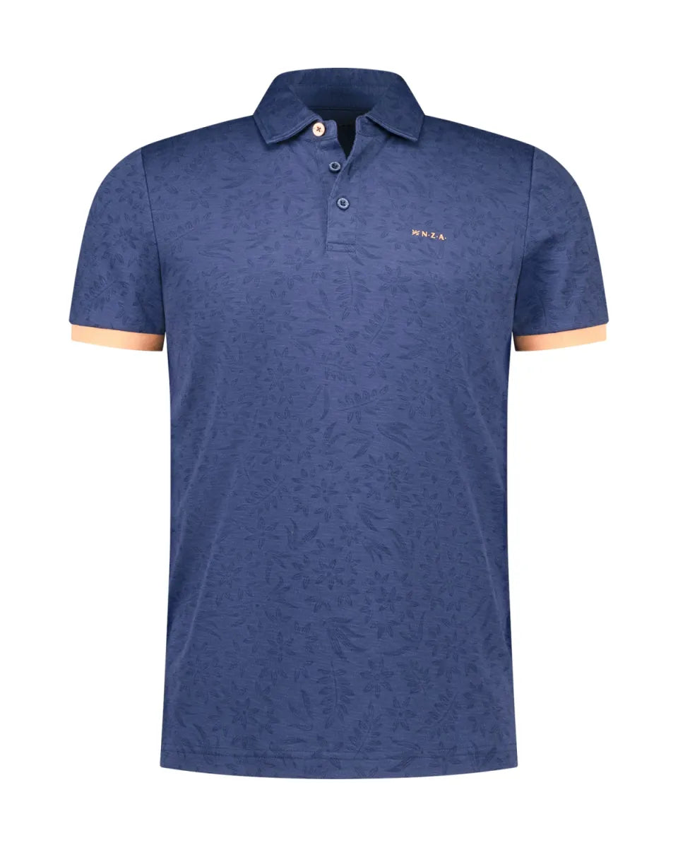 NEW ZEALAND AUCKLAND Polo Short Sleeves - Navy Sky