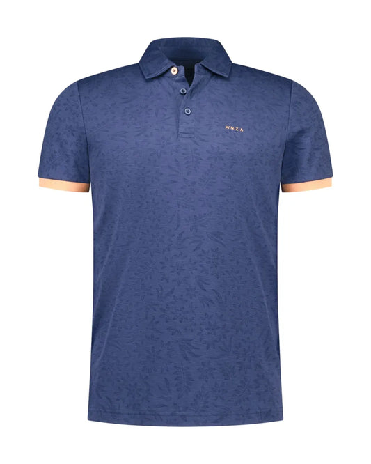 NEW ZEALAND AUCKLAND Polo Short Sleeves - Navy Sky