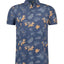 NEW ZEALAND AUCKLAND Polo Short Sleeves Print - Navy Sky