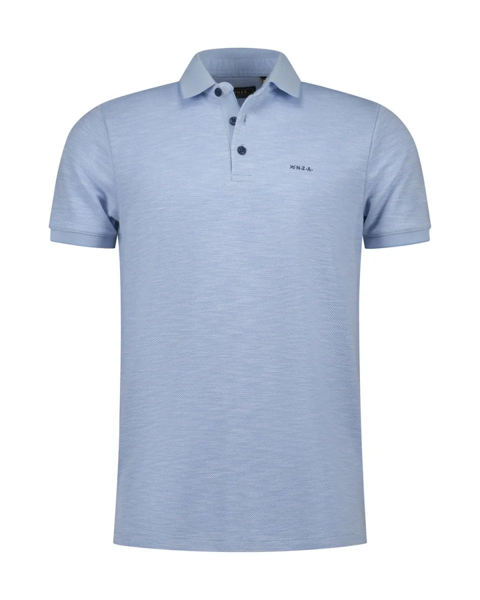 NEW ZEALAND AUCKLAND Polo Short Sleeves - Sky Blue