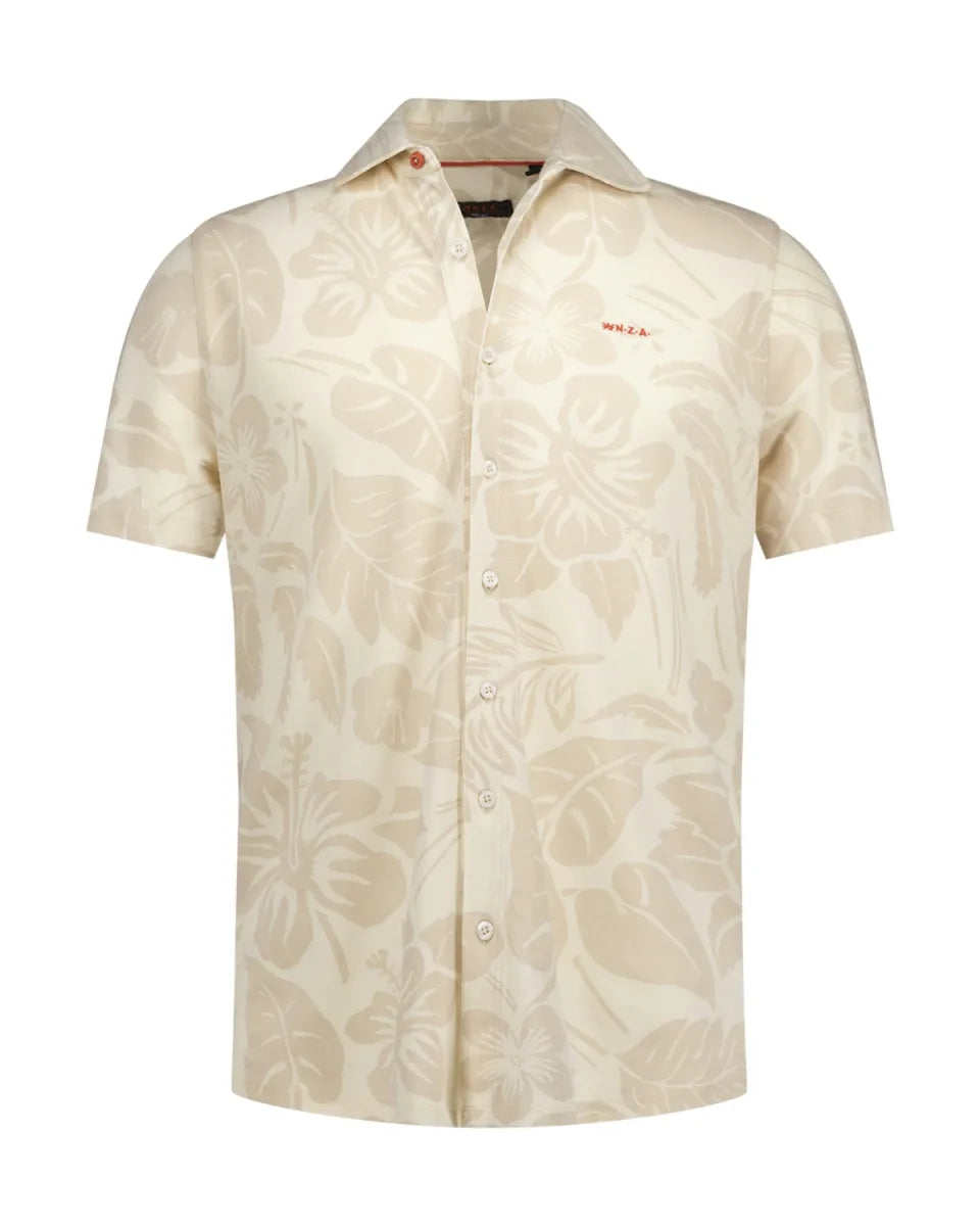 NEW ZEALAND AUCKLAND Shirt Short Sleeves - Soft Ecru