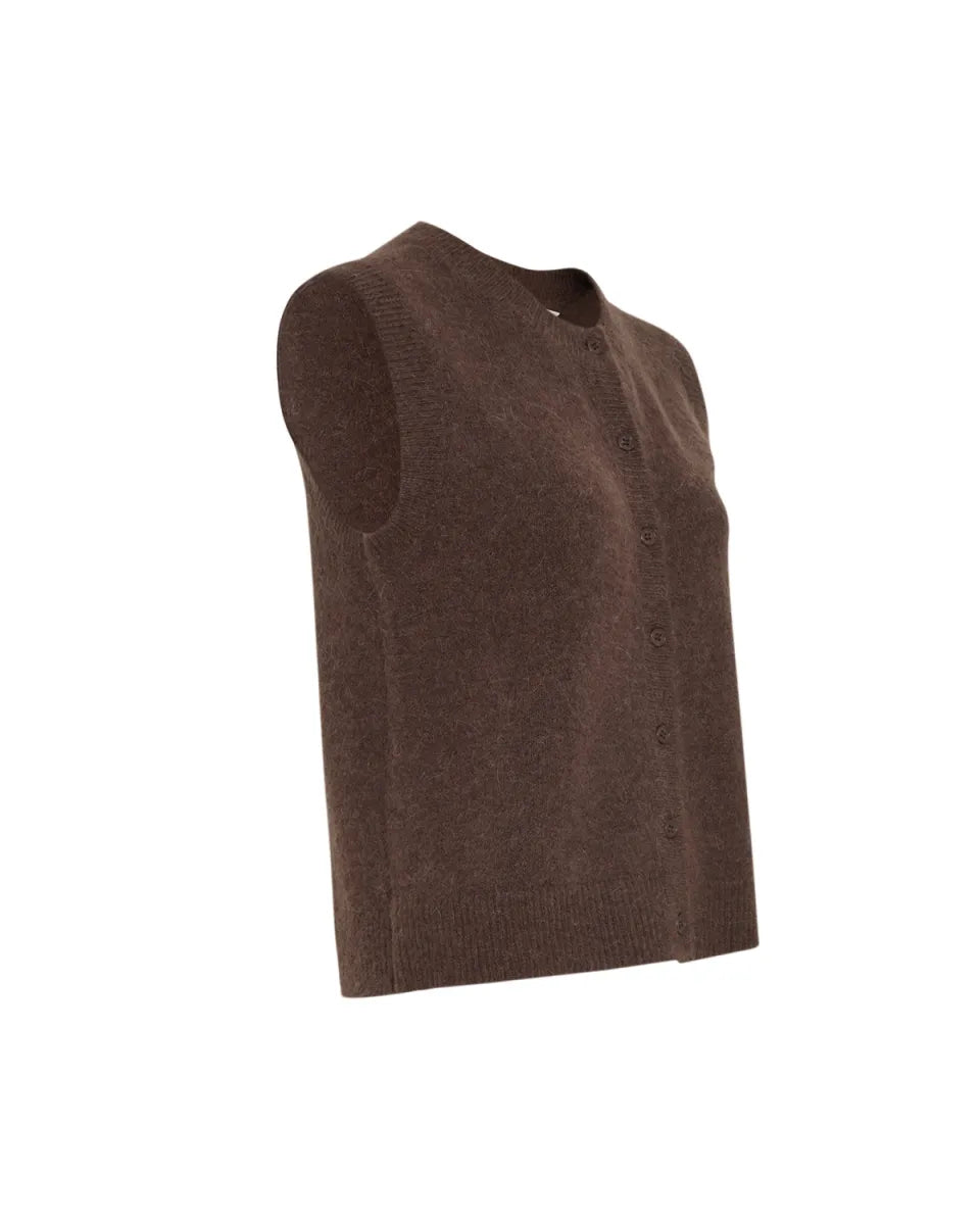 MSCH COPENHAGEN Bondie Hope Vest - Hot Fudge