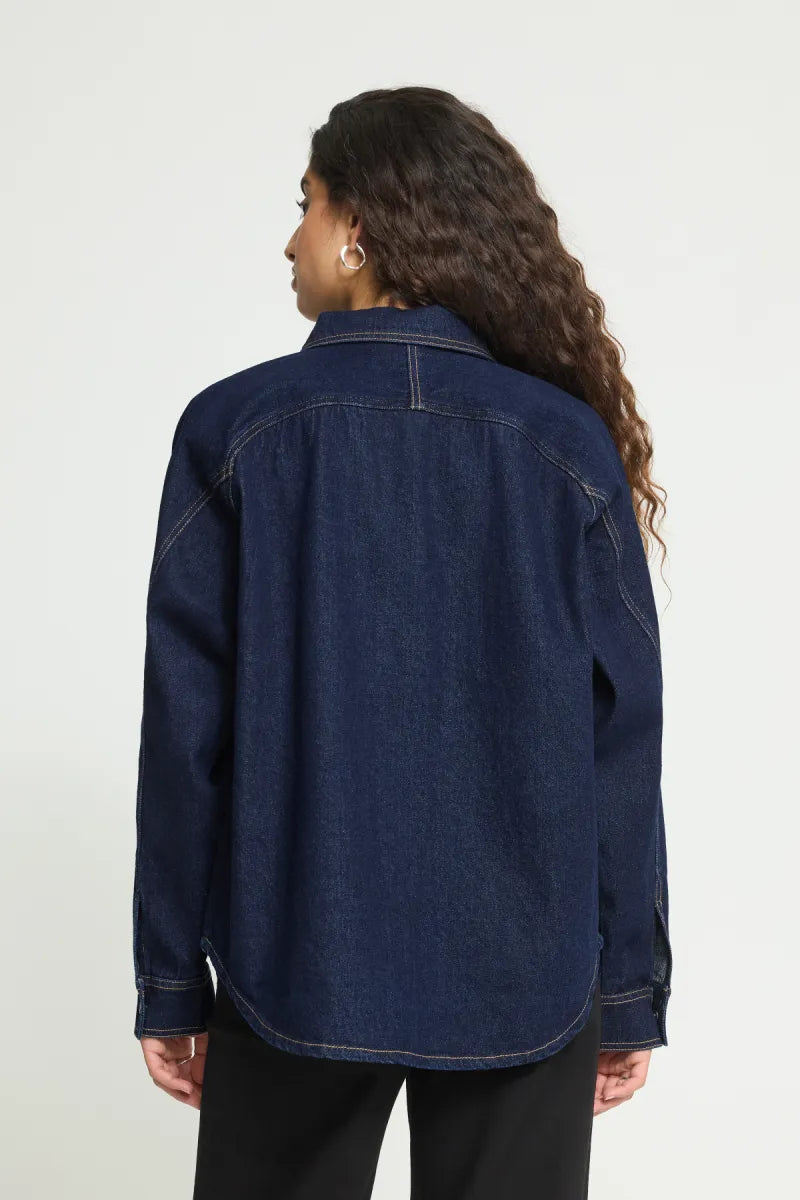ICHI Alva Denim Shirt