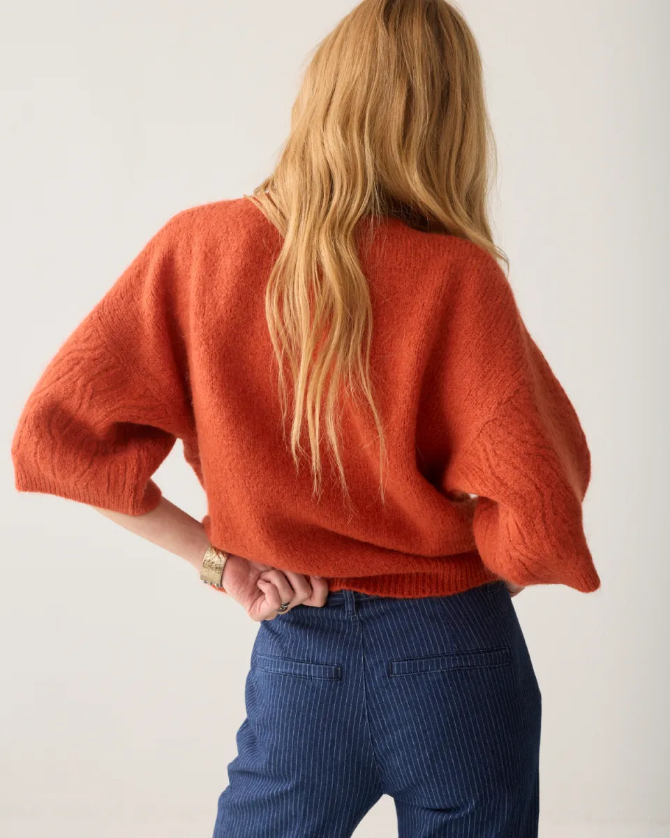 SUMMUM Boxy Sweater Mohair Wool Blend Knit