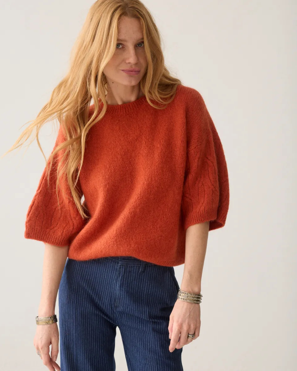 SUMMUM Boxy Sweater Mohair Wool Blend Knit