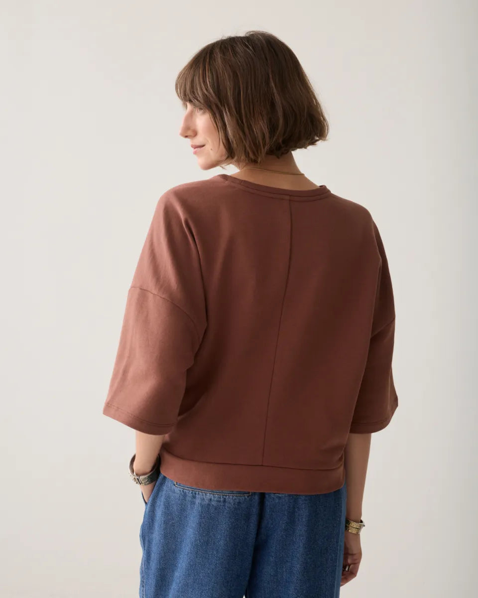 SUMMUM Wrap Kimono Sweatshirt
